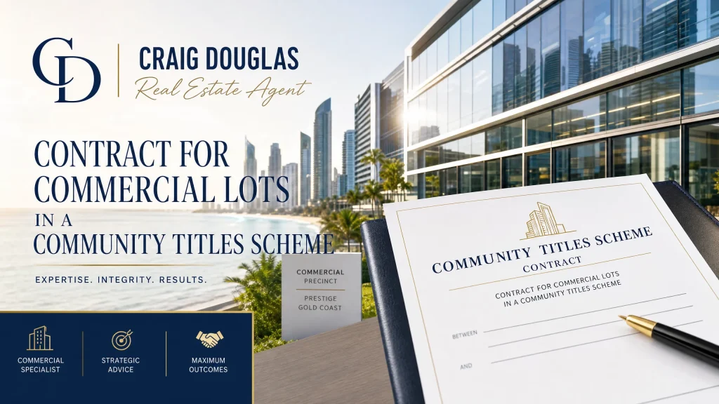 Contract for Commercial Lots in a Community Titles Scheme